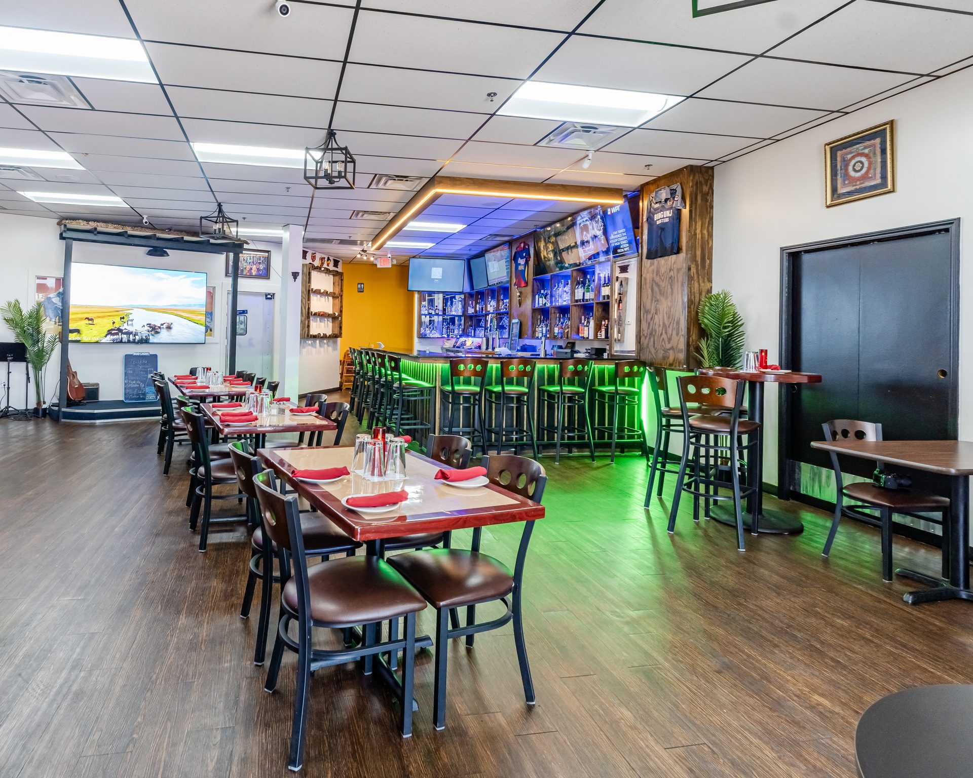 A Full Bar and Banquet Hall